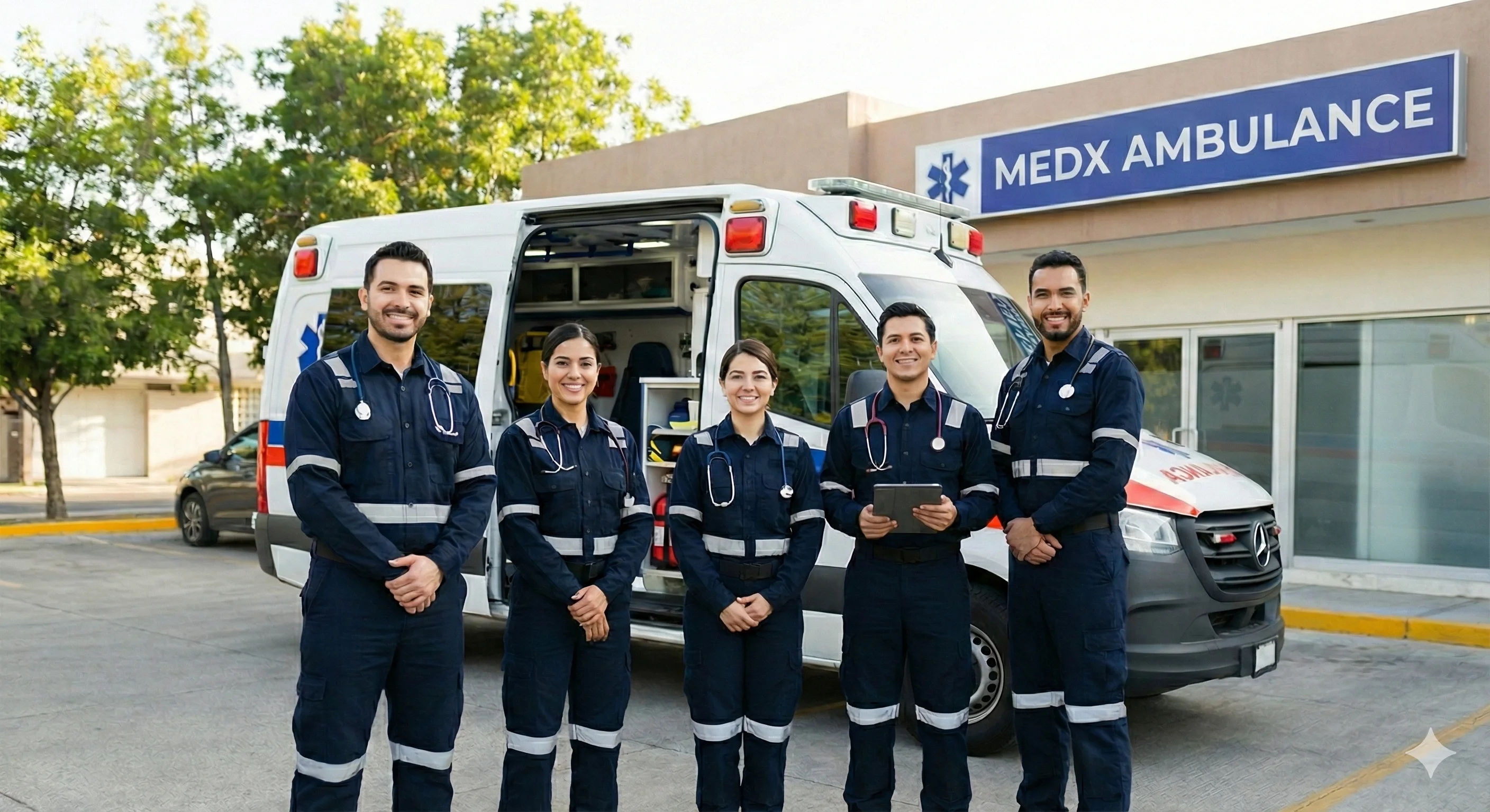Equipo médico profesional